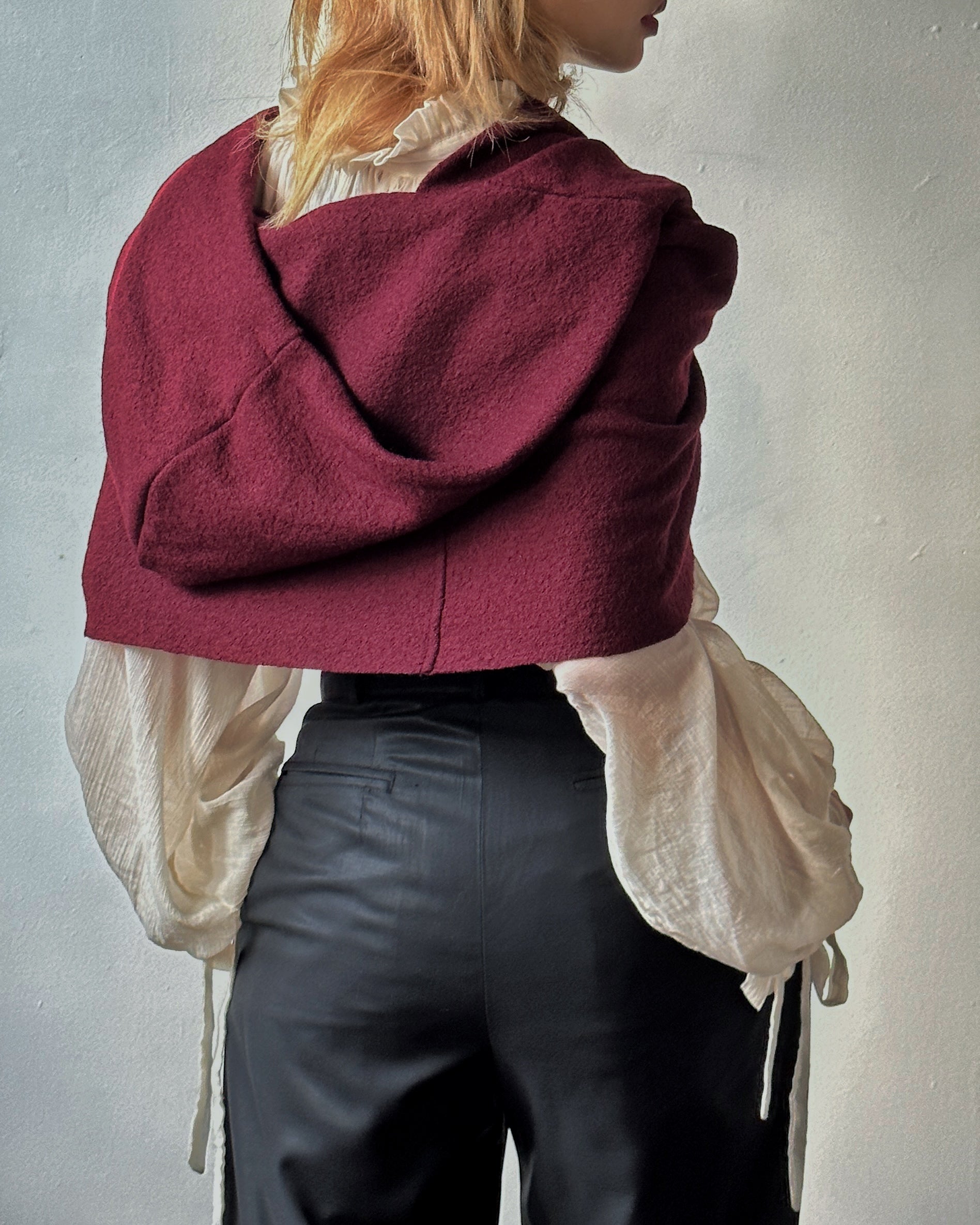 FW'24: Mythic Cowl in Oxblood Wool (In Stock)