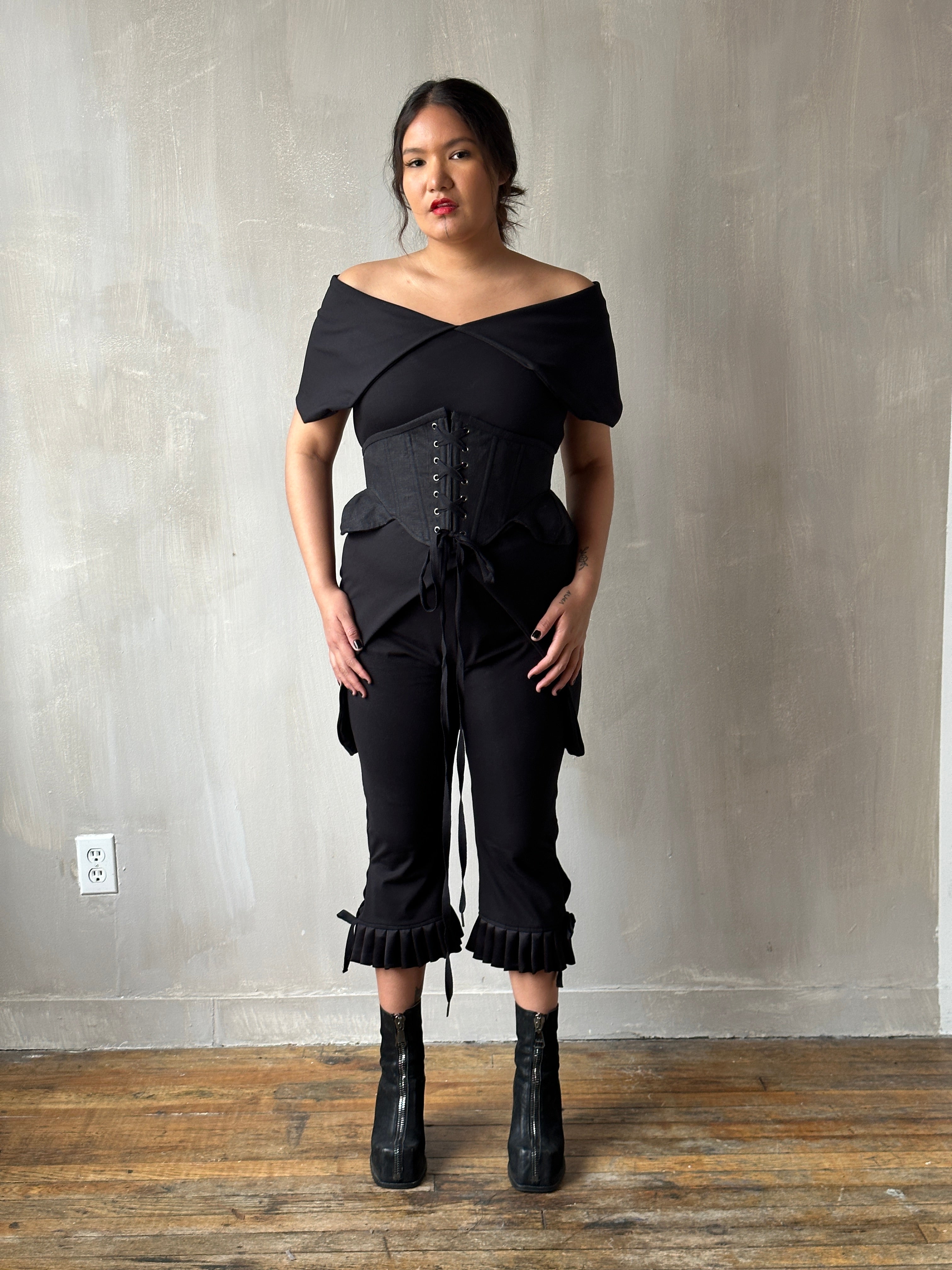 Severina Corset Belt in Baltic Linen