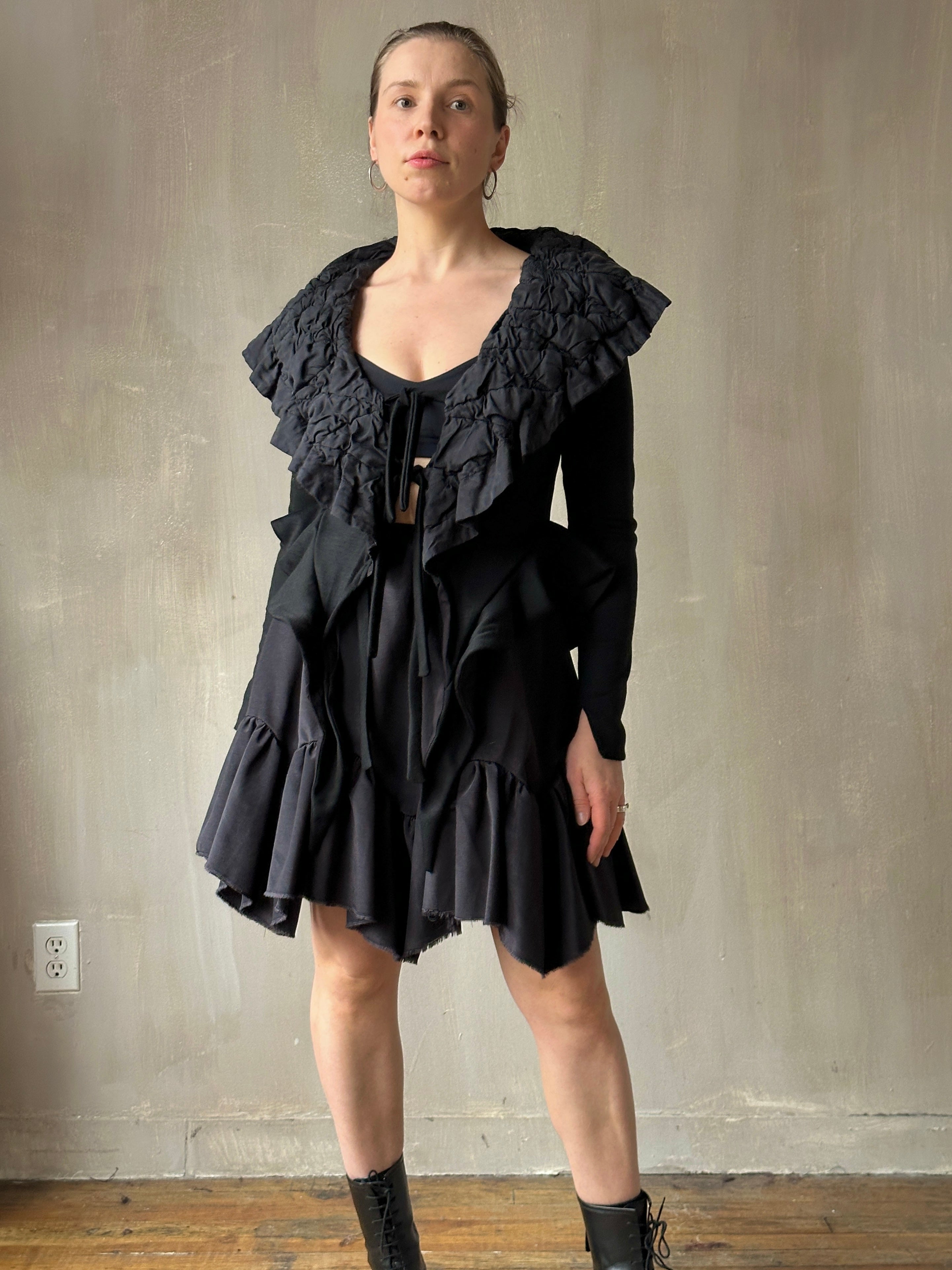 FW'24: Petticoat Kilt in Silk-Blend Taffeta (Pre-Order)