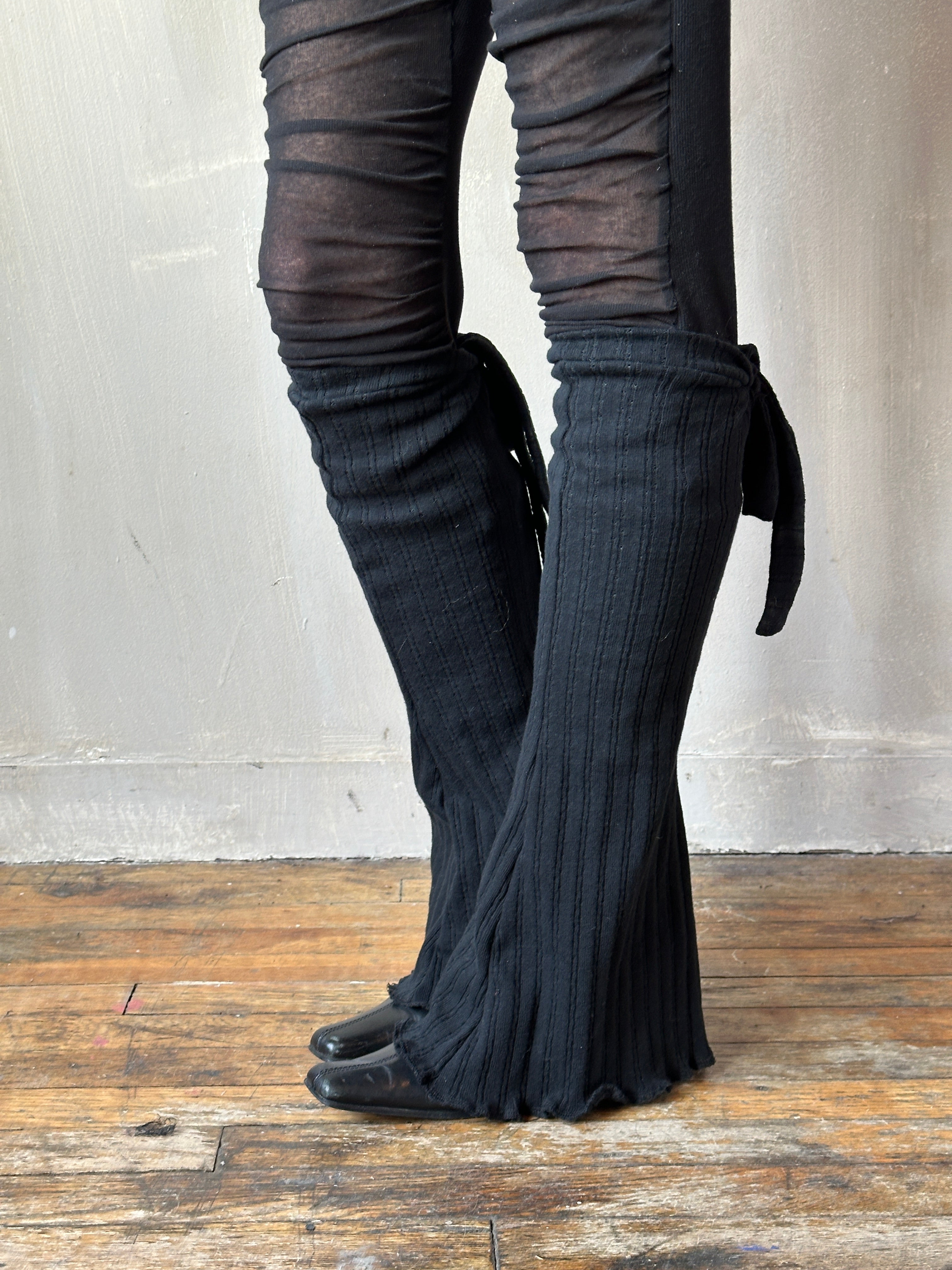 Winter ' 25 Sweater-Knit Flare Leg Warmers (Pre-Order)