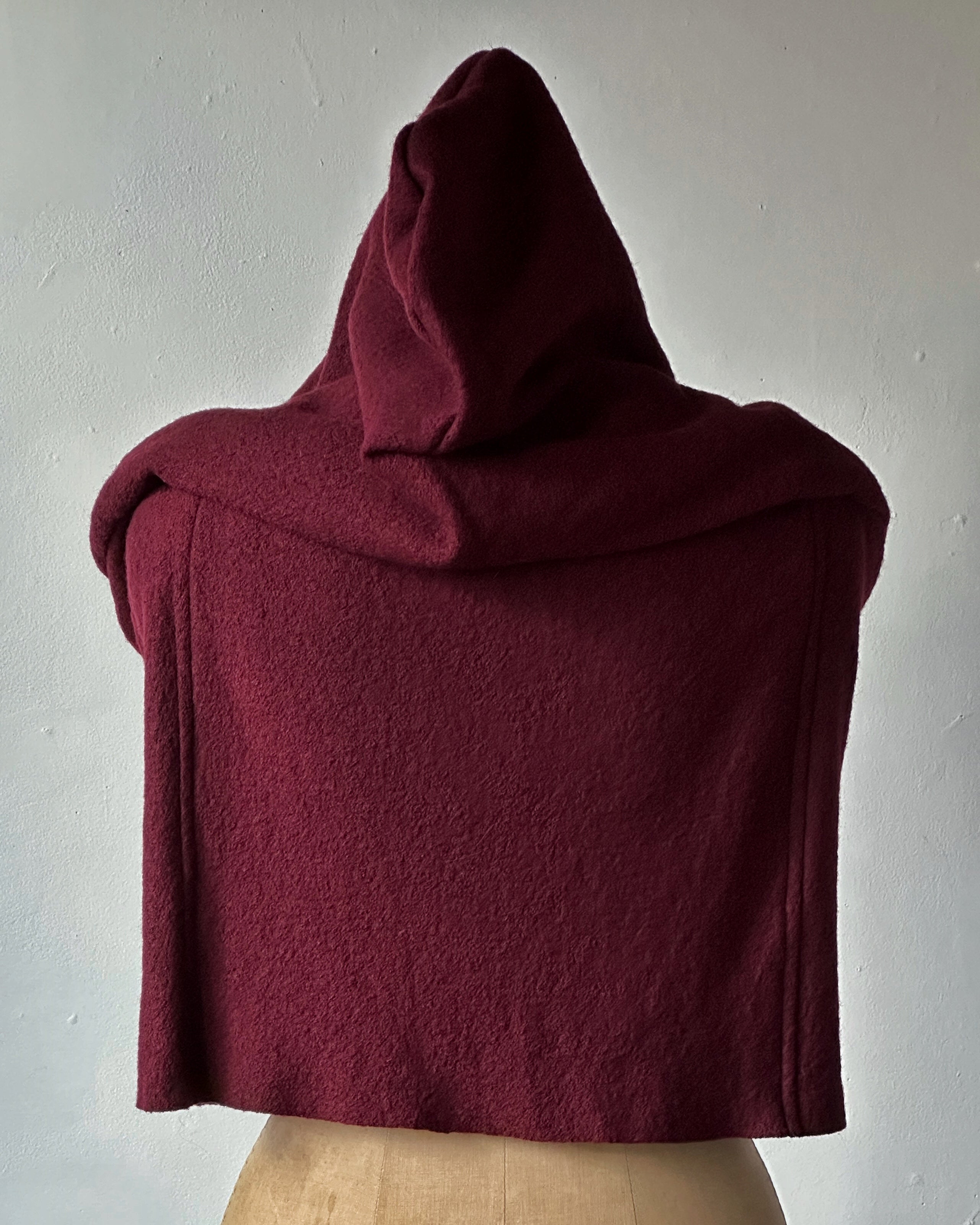 FW'24: Mythic Cowl in Oxblood Wool (In Stock)