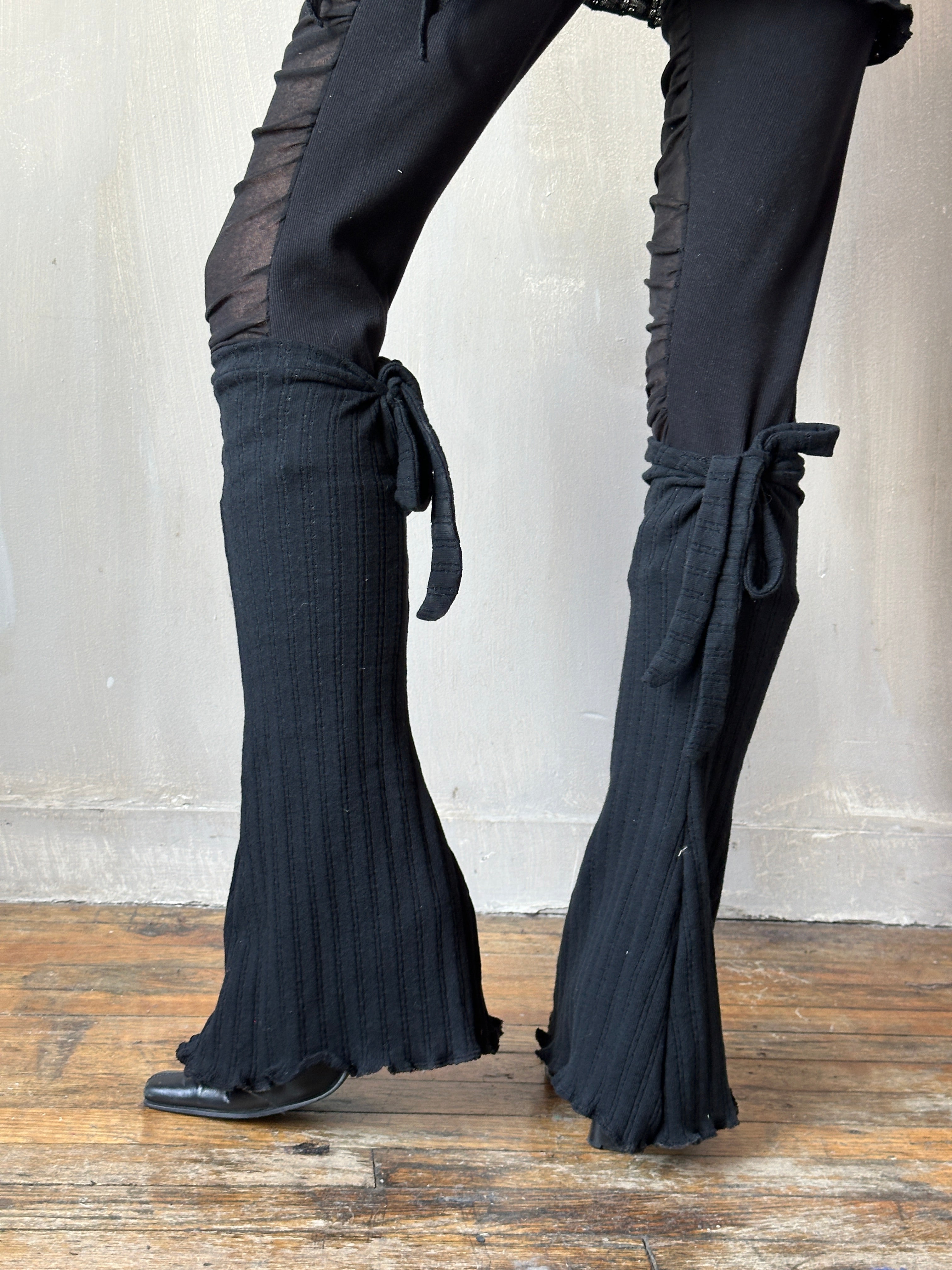 Winter ' 25 Sweater-Knit Flare Leg Warmers (Pre-Order)