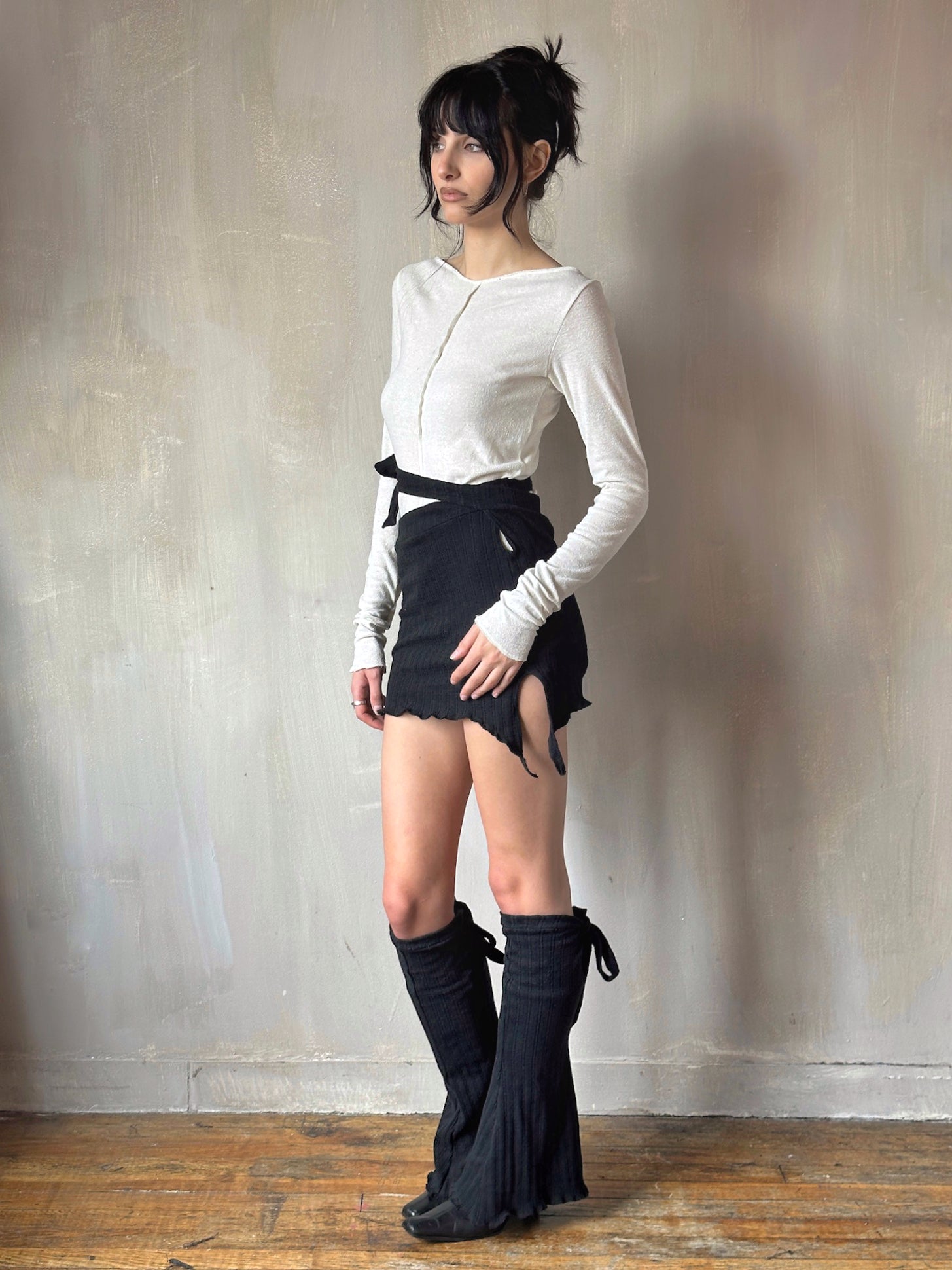 Winter ' 25 Sweater-Knit Flare Leg Warmers (Pre-Order)